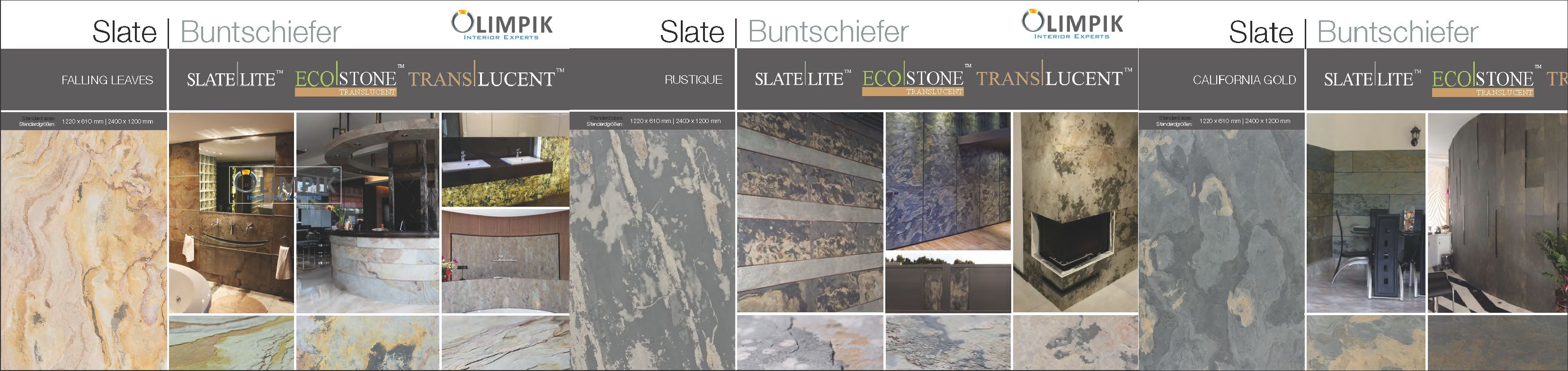 SLATE LITE - облога од тансулентен природен камен